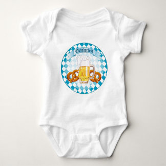Oktoberfest Pretzels & Beer Baby Bodysuit
