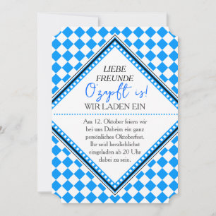 Oktoberfest QR Code downloadable Invitation