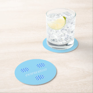 Oktoberfest Round Paper Coaster