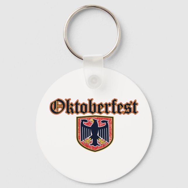 Oktoberfest Shield Key Ring (Front)
