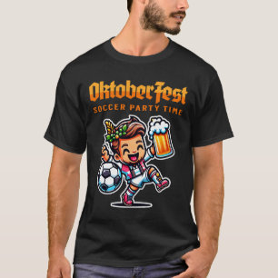 Oktoberfest Soccer Beer Party T-Shirt