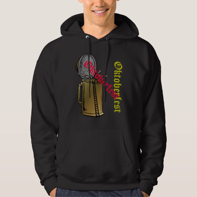 Oktoberfest stein hoodie (Front)