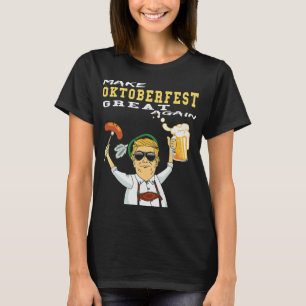 Oktoberfest Trump Party Costume Beer T-Shirt