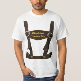 Oktoberfest und Lederhosen Rock T-Shirt