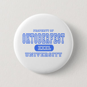 Oktoberfest University 6 Cm Round Badge