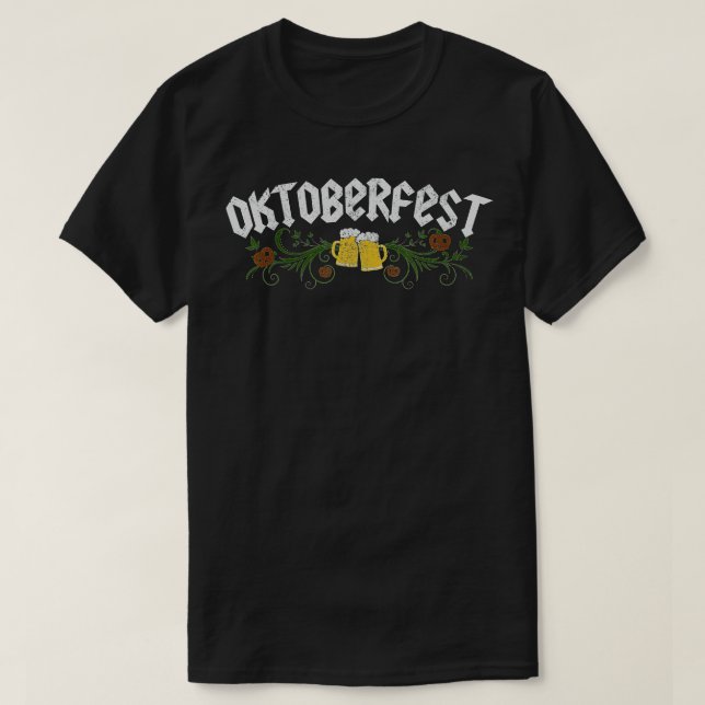 Oktoberfest Vintage German Souvenir Traditional Ba T-Shirt (Design Front)