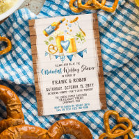 Oktoberfest Wedding Shower Bavarian Beer Party