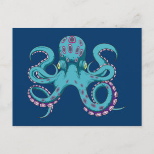 Oktopus Krake octopus kraken Postcard