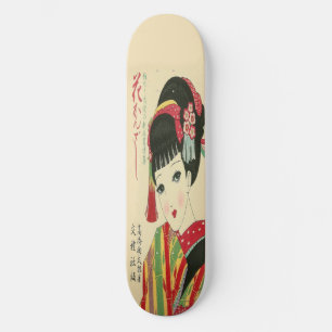 Okura, Anime Japanese Beauty Skateboard
