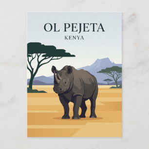Ol Pejeta Conservancy Kenya Postcard