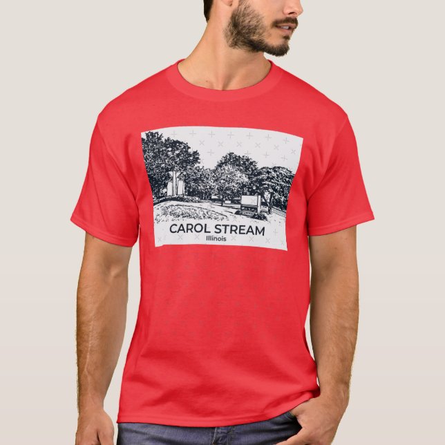 ol Stream Illinois Active T-Shirt (Front)