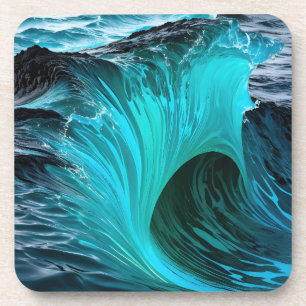 "Ola Tiburón" Blue Shark Wave  Coaster