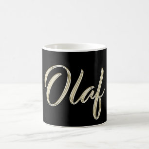 Olaf Name whitegold Tasse Teetasse Coffee Coffee Mug