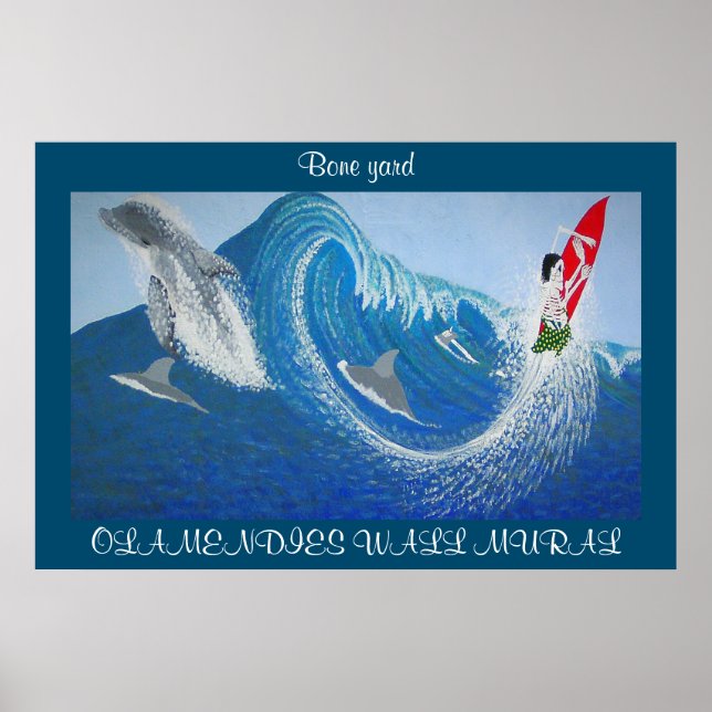 Olamendies wall mural  bone yard poster (Front)
