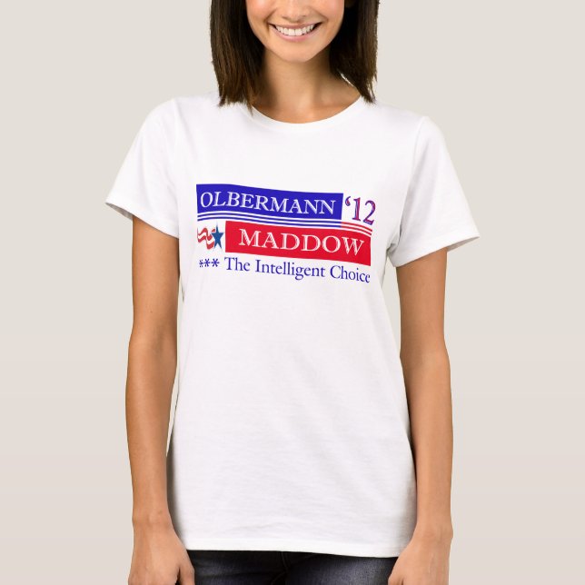 Olbermann Maddow 2012 t-shirt (Front)