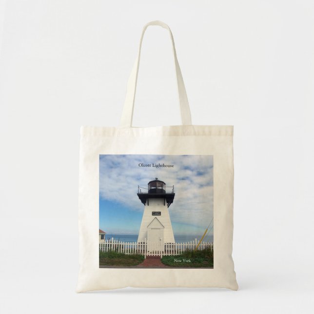 Olcott Lighthouse tote bag (Front)