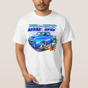 Old '55 Custom Pickup Truck Cartoon T-Shirt