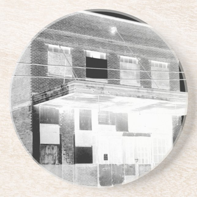 Old Abandon Building negative Coaster (Front)