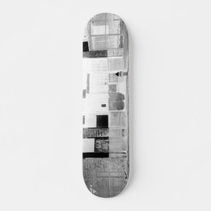 Old Abandon Building negative Skateboard
