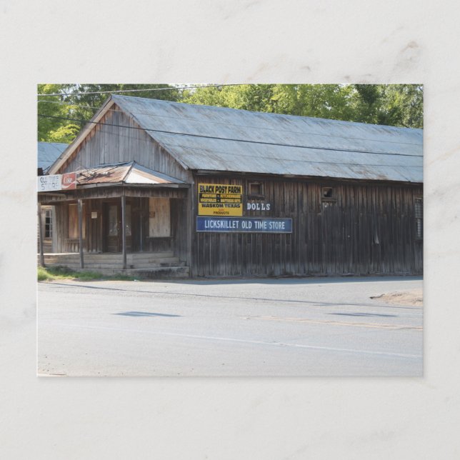 Old Abandoned Store Postcard (Front)