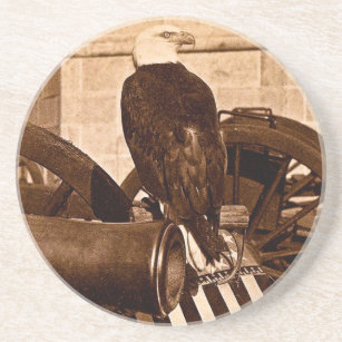 Old Abe, The Wisconsin War Eagle Vintage 1875 Coaster