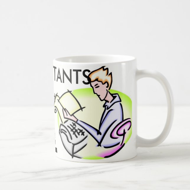 Old Accountants Never Die Coffee Mug (Right)