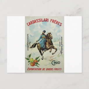 Old Advert Cardassilari Freres Postcard