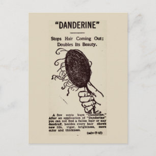 Old Advertisement: Danderine Postcard