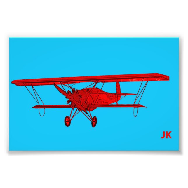 Old Aeroplane Photo Print (Front)