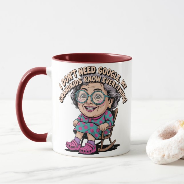 Old Age 11oz Coffee Mug (With Donut)