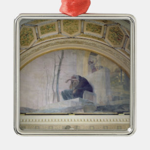Old Age, from The Three Ages of Man, 1887 Metal Tree Decoration
