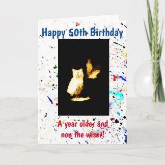 Old Age Funny Birthday Card
