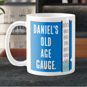 Old Age Gauge 40th Birthday Coffee Mug