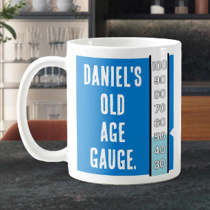 Old Age Gauge 50th Birthday Coffee Mug