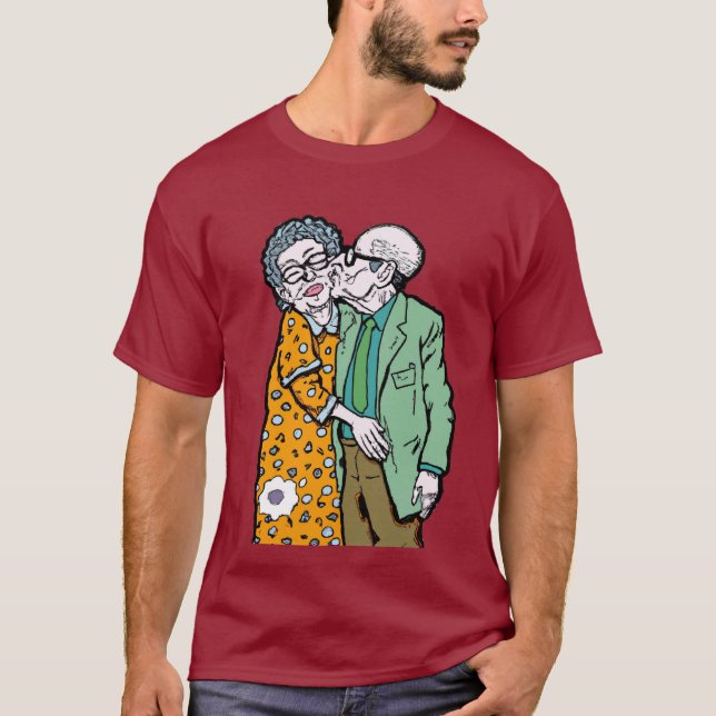 Old Age Happiness T-Shirt (Front)