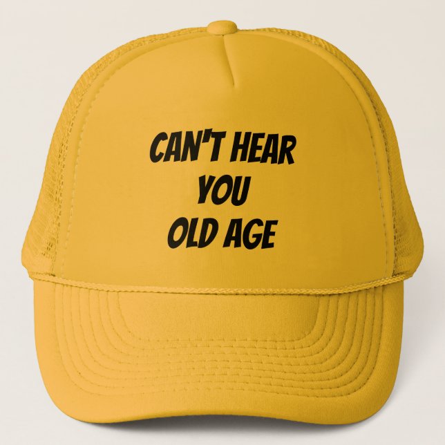 Old Age Trucker Hat (Front)