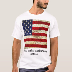 Old America Patriotic Wall Decor T-Shirt