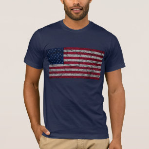 Old American Flag T-Shirt