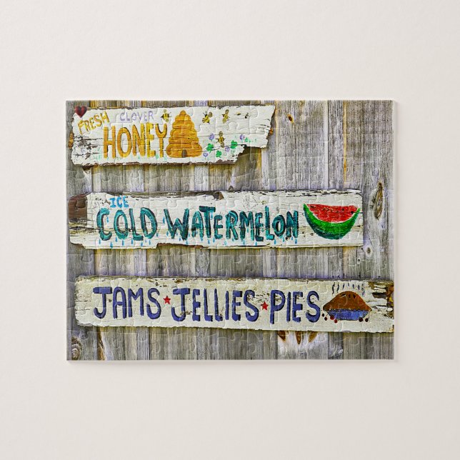 Old American Vintage Signs Jigsaw Puzzle (Horizontal)