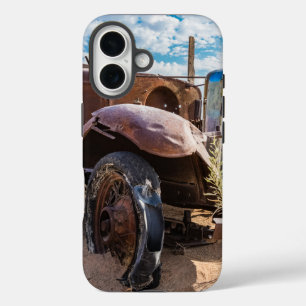 Old and abandoned car #3 in Solitaire, Namibia iPhone 16 Case