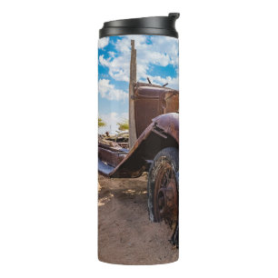 Old and abandoned car #3 in Solitaire, Namibia Thermal Tumbler