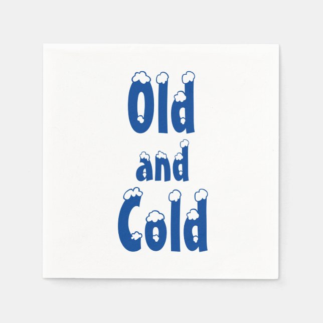 Old and Cold Napkin (Front)