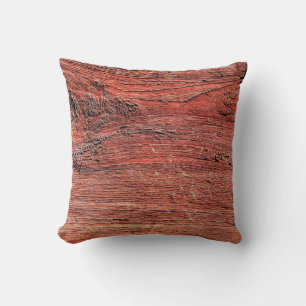 Old and rustic hardwood log surface, background te cushion