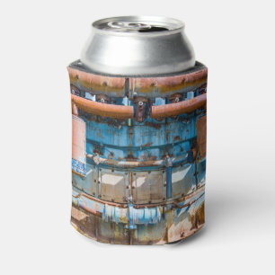Old and rusty Atlas Imperial diesel engine at Inde Can Cooler