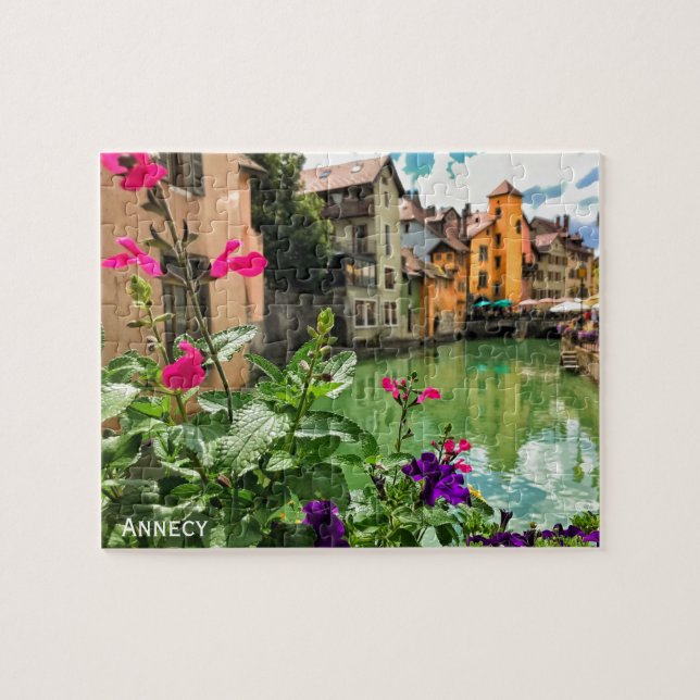 Old Annecy, Haute-Savoie, French Alps Jigsaw Puzzle (Horizontal)