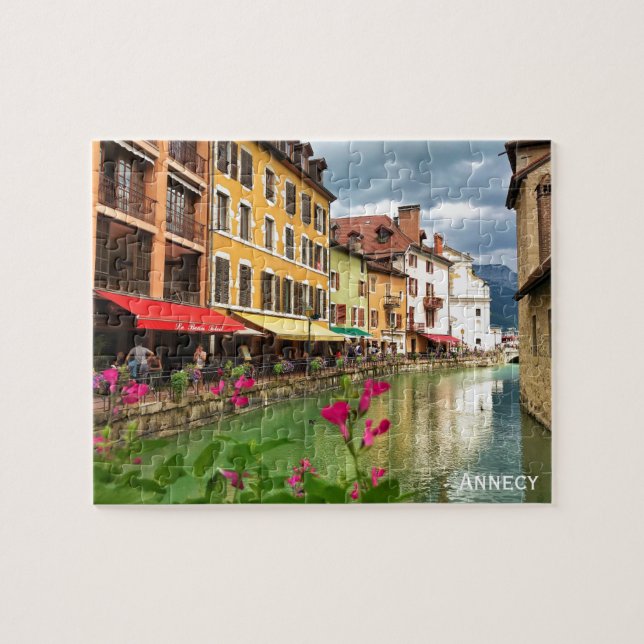 Old Annecy, Haute-Savoie, French Alps Jigsaw Puzzle (Horizontal)