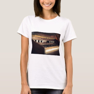 Old Antique Keyboard Piano Keys Instrument T-Shirt