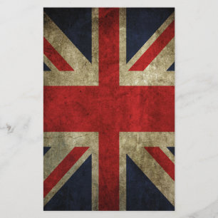 Old Antique UK British Union Jack Flag