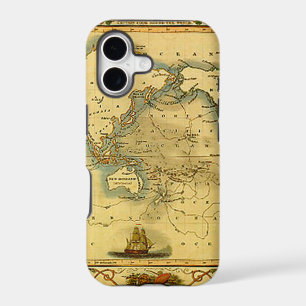 Old Antique World Map