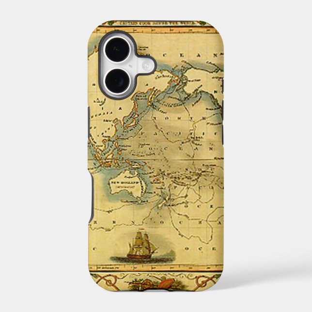 Old Antique World Map (Back)